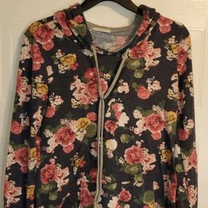 Floral hoodie